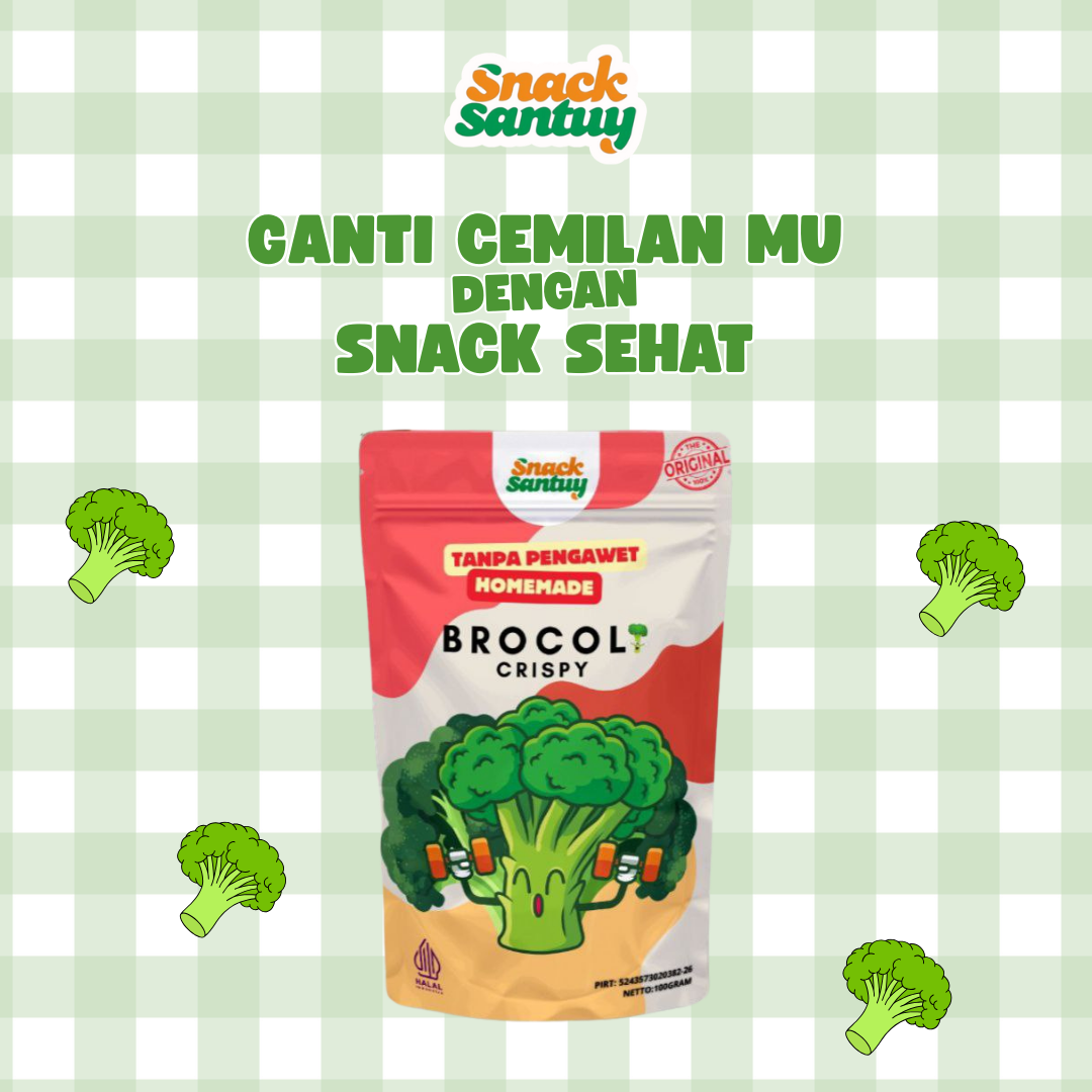 Brokoli crispy snack sayur rendah kalori
