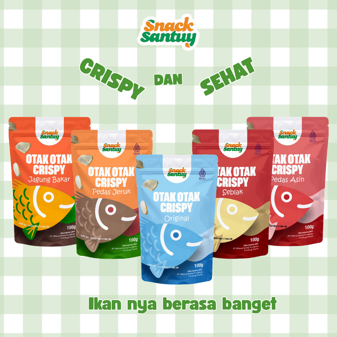 Otak otak crispy dengan berbagai varian rasa